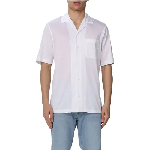 Short Sleeve Shirts , male, Sizes: L - Paolo Pecora - Modalova