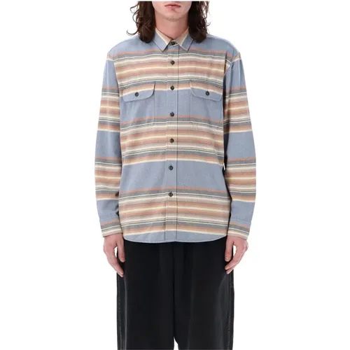 Men's Clothing Shirts Soft Indigo Stripe Ss24 , male, Sizes: XL, L - Pendleton - Modalova