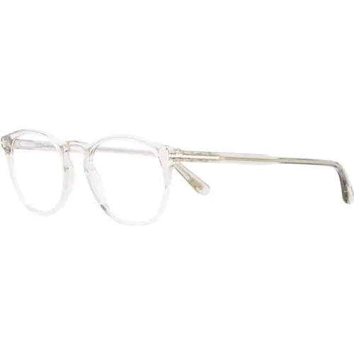 Glasses, unisex, , Size: 49 MM Clear Optical Frame Stylish and Versatile - Tom Ford - Modalova