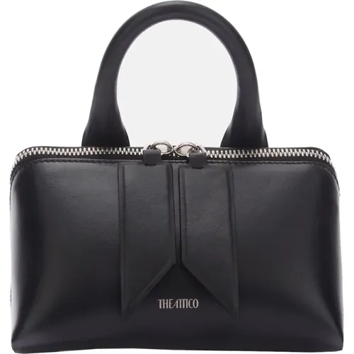 Leather Mini Handbag 'Friday' , female, Sizes: ONE SIZE - The Attico - Modalova