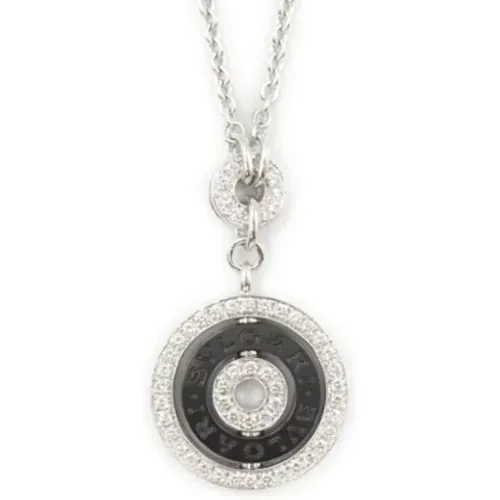 Pre-owned Jewellery, female, , Size: ONE SIZE Pre-owned White Gold necklaces - Bvlgari Vintage - Modalova