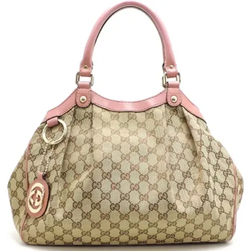 Pre-owned Tote Bags, female, , Size: ONE SIZE Pre-owned Canvas totes - Gucci Vintage - Modalova