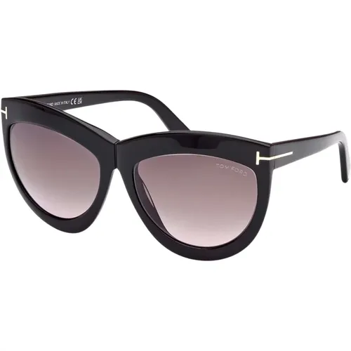Schwarze Sonnenbrille Doris FT 1112 - Tom Ford - Modalova