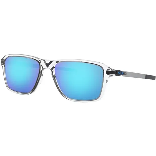 Sporty Sunglasses with Blue Lenses , male, Sizes: 54 MM - Oakley - Modalova
