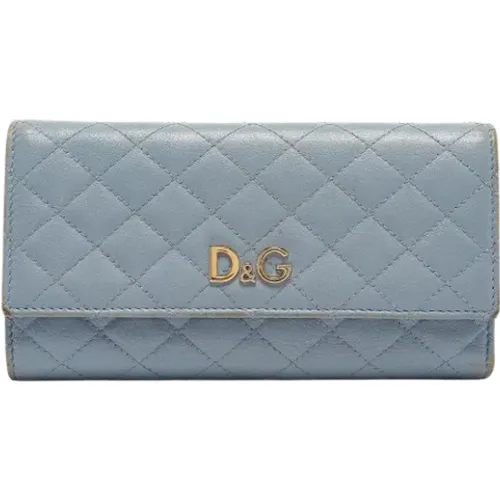 Pre-owned Leather wallets , female, Sizes: ONE SIZE - Dolce & Gabbana Pre-owned - Modalova