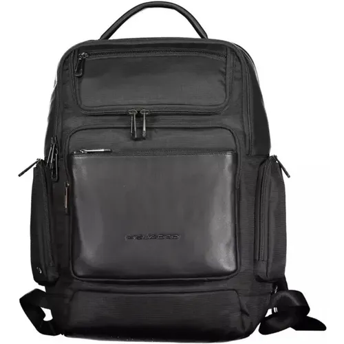 Eco-Friendly Rpet Backpack with Multiple Compartments , male, Sizes: ONE SIZE - Piquadro - Modalova