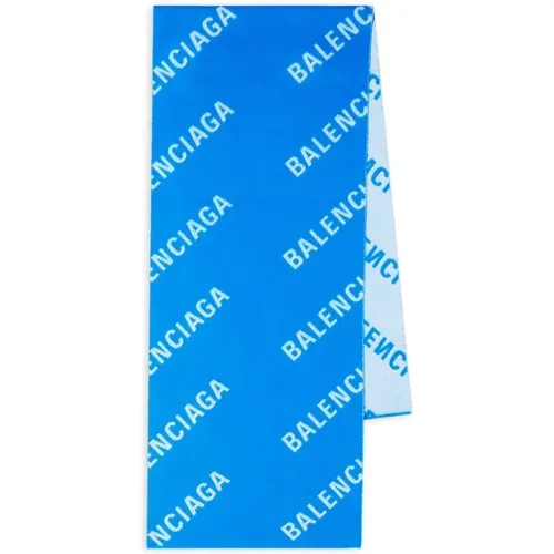 Logo Scarf for Winter Style , unisex, Sizes: ONE SIZE - Balenciaga - Modalova