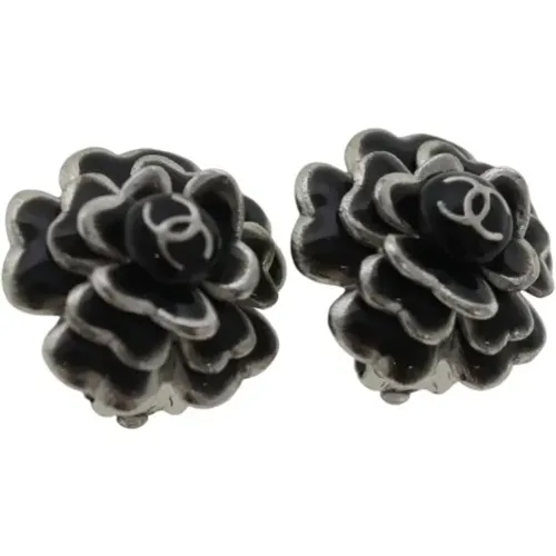 Pre-owned Jewellery, female, , Size: ONE SIZE Pre-owned Metal earrings - Chanel Vintage - Modalova