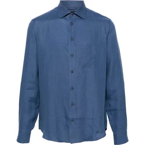 Shirt with chest pocket , male, Sizes: M, XL - Sease - Modalova