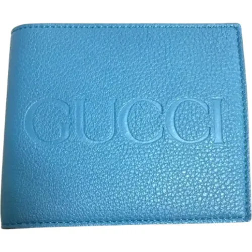 Pre-owned Wallets, male, , Size: ONE SIZE Pre-owned Leather wallets - Gucci Vintage - Modalova