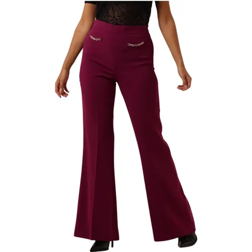 Lila Elegante Pantalon , Damen, Größe: 2XS - Twinset - Modalova