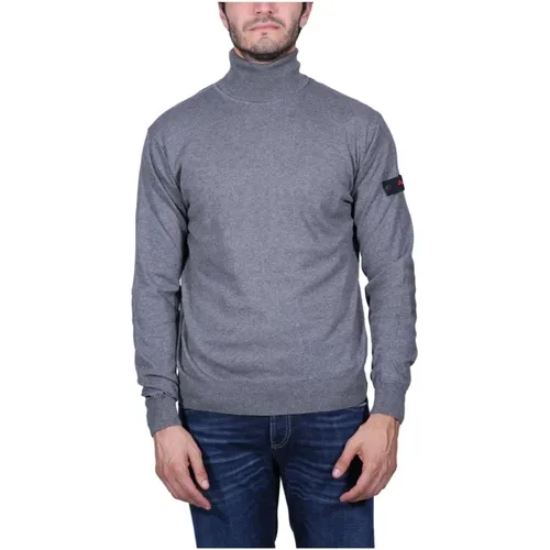 Turtlenecks, male, , Size: XL Men's High Neck Sweater Gorran - Peuterey - Modalova