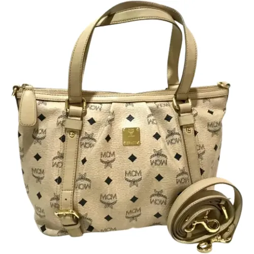 Pre-owned Tote Bags, female, , Size: ONE SIZE Pre-owned Fabric handbags - MCM Pre-owned - Modalova