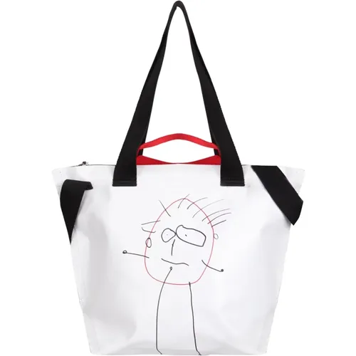 Stylish Medium Shopper Bag , female, Sizes: ONE SIZE - Plan C - Modalova