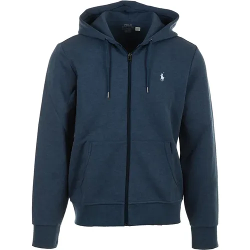 Blaue Pullover , Herren, Größe: M - Ralph Lauren - Modalova