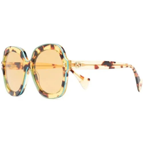 Gg1240S 003 Sunglasses , female, Sizes: 57 MM - Gucci - Modalova