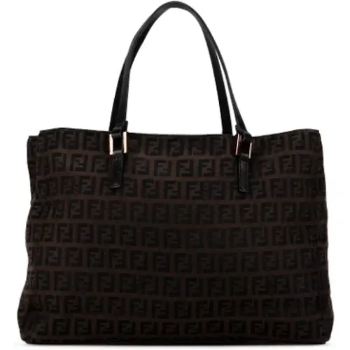 Pre-owned Canvas totes , female, Sizes: ONE SIZE - Fendi Vintage - Modalova