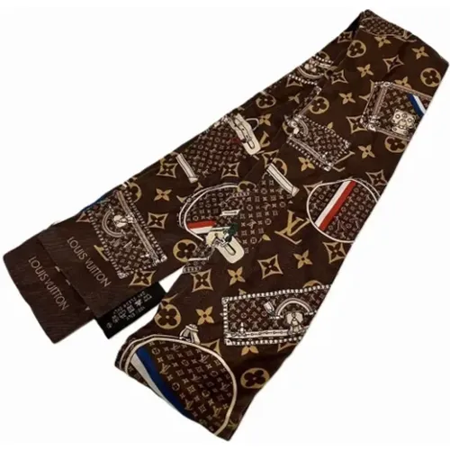 Pre-owned Scarves, female, , Size: ONE SIZE Pre-owned Silk scarves - Louis Vuitton Vintage - Modalova