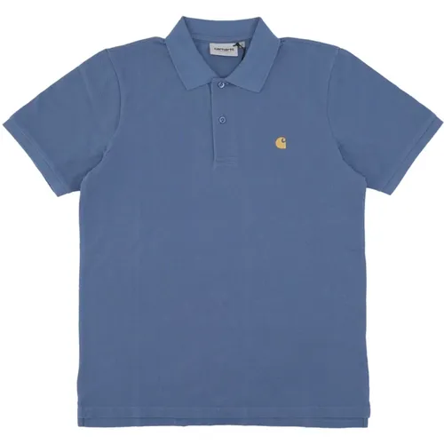 Polo Shirts, male, , Size: XL Chase Pique Polo Shirt - Carhartt WIP - Modalova