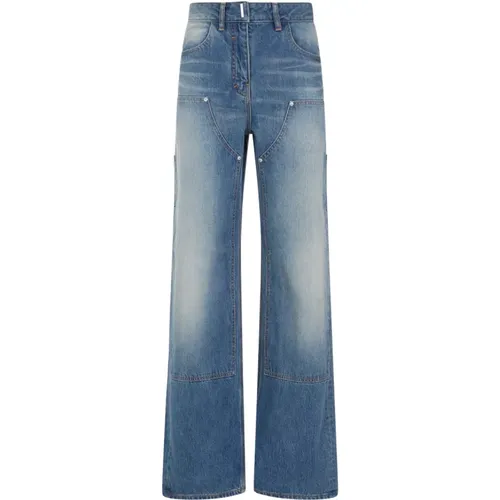 Distressed Cotton Jeans , female, Sizes: W26, W25 - Givenchy - Modalova