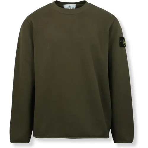 Sweatshirts, male, , Size: XL Heavy Cotton Jersey Sweatshirt - Stone Island - Modalova