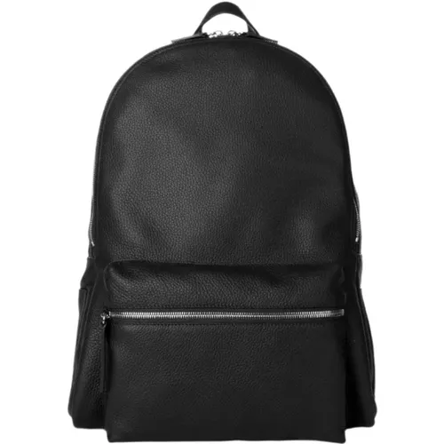 Backpacks, male, , Size: ONE SIZE Leather Backpack - Orciani - Modalova