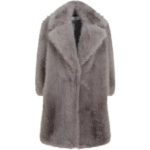 Elegant Grey Coat Aw24 , female, Sizes: XS - SPORTMAX - Modalova