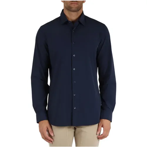 Slim Fit Stretch Fabric Shirt , Herren, Größe: 3XL - Michael Kors - Modalova