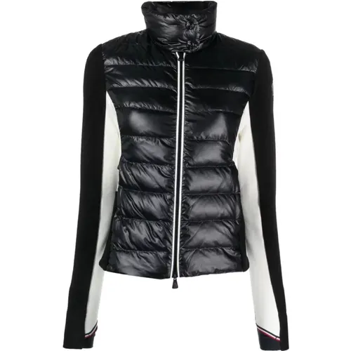 Zip-Up Cardigan , female, Sizes: S, M - Moncler - Modalova