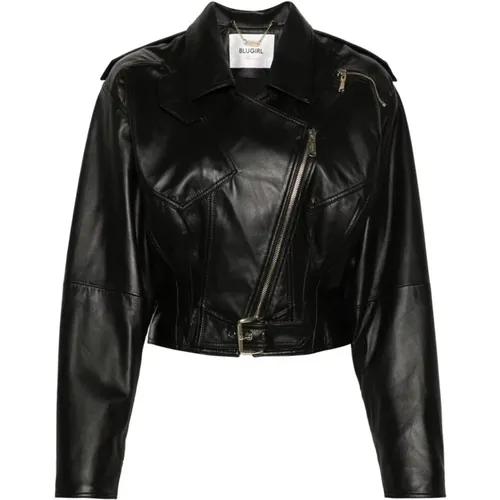 Leather Jacket , female, Sizes: S, 2XS - Blugirl - Modalova