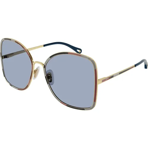 Stylische Sonnenbrille , Damen, Größe: 60 MM - Chloé - Modalova