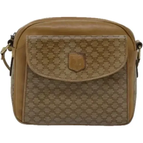 Pre-owned Cross Body Bags, female, , Size: ONE SIZE Pre-owned Canvas celine-bags - Celine Vintage - Modalova