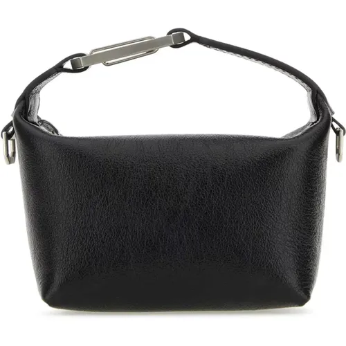 Moonbag Handtasche aus schwarzem Leder , Damen, Größe: ONE Size - Eéra - Modalova