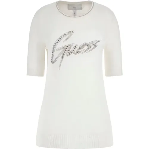 Eleganter Logo Sweatertop für Damen - Guess - Modalova