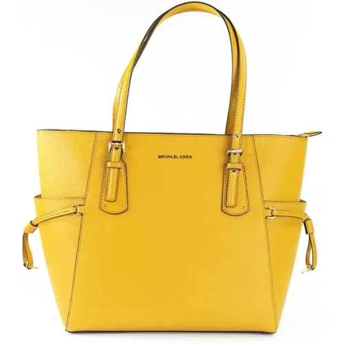 Voyager Große Marigold Leder Tote Tasche - Michael Kors - Modalova