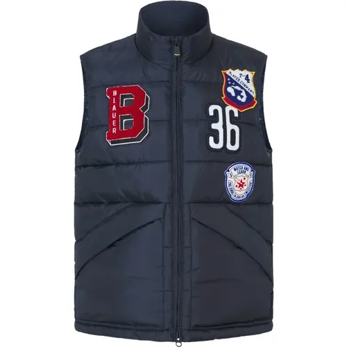 Blauer , Vest ,Blue male, Sizes: L - Blauer - Modalova