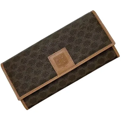 Pre-owned Wallets, female, , Size: ONE SIZE Pre-owned Leather wallets - Celine Vintage - Modalova