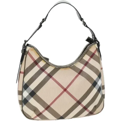 Pre-owned Shoulder Bags, female, , Size: ONE SIZE Pre-owned Coated canvas shoulder-bags - Burberry Vintage - Modalova