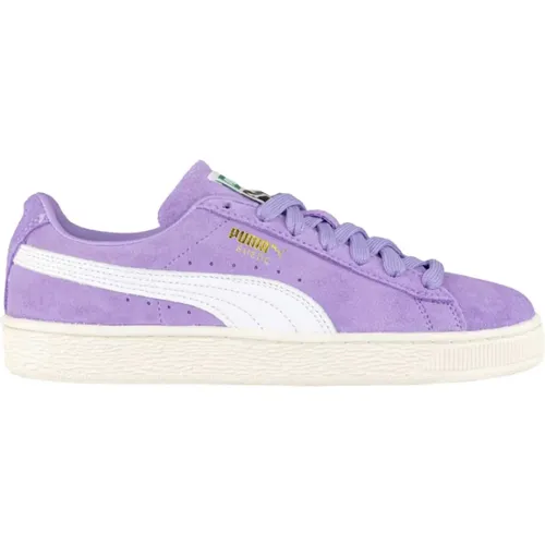 Sneakers, female, , Size: 5 US Lilac Leather Sneakers - Puma - Modalova