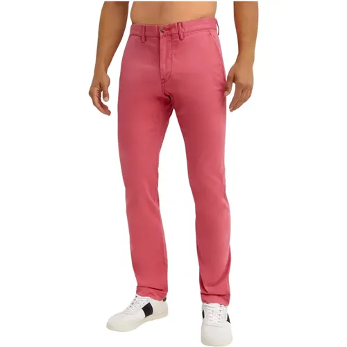 Chinos, male, , Size: W33 L34 Stretch Slim Fit Chino Trousers - Ralph Lauren - Modalova