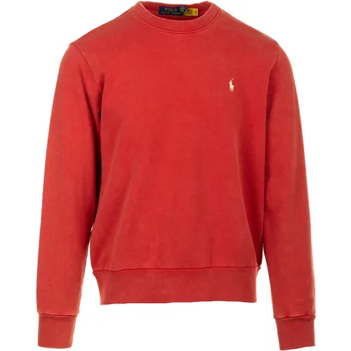 Rote Pullover Kollektion , Herren, Größe: XL - Ralph Lauren - Modalova