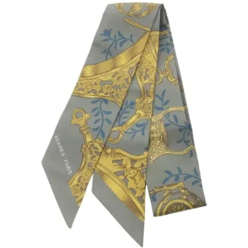 Pre-owned Scarves, female, , Size: ONE SIZE Pre-owned Silk scarves - Hermès Vintage - Modalova