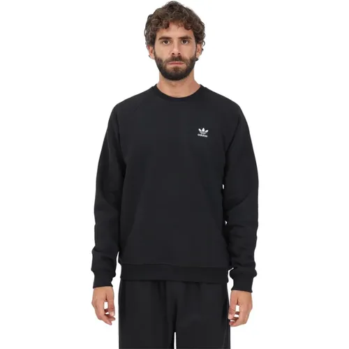 Herren Trefoil Essentials Crewneck Sweatshirt , Herren, Größe: M - adidas Originals - Modalova