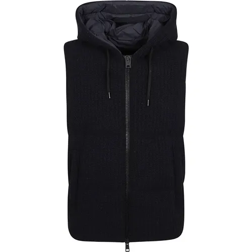 Blaue Mesh Gilet Weste , Herren, Größe: 2XL - Herno - Modalova