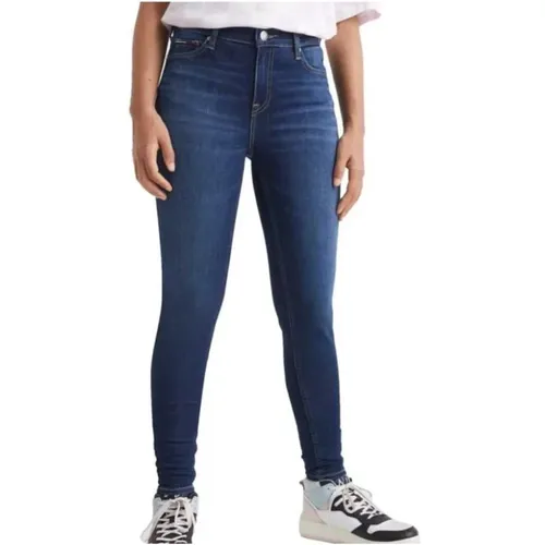 Nora Dark Jeans , female, Sizes: W25 L32, W25 L30 - Tommy Hilfiger - Modalova