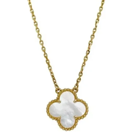 Pre-owned Jewellery, female, , Size: ONE SIZE Pre-owned Gold necklaces - Van Cleef & Arpels Pre-owned - Modalova