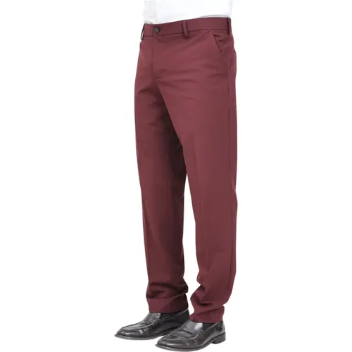 Bordeaux Elegante Hose , Herren, Größe: M - Selected Homme - Modalova