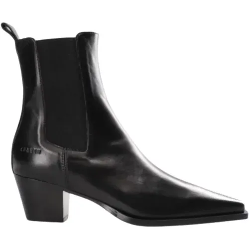 Schwarze Leder Chelsea Stiefel , Damen, Größe: 40 EU - Copenhagen Studios - Modalova