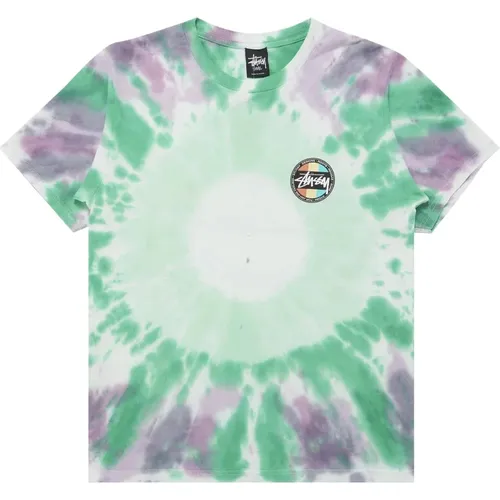 Reggae Dot Tie Dye Tee Grün - Stüssy - Modalova