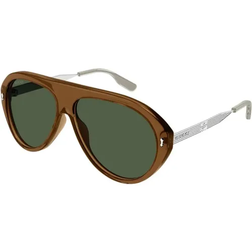 Green Sunglasses Gg1515S 003 , male, Sizes: 61 MM - Gucci - Modalova